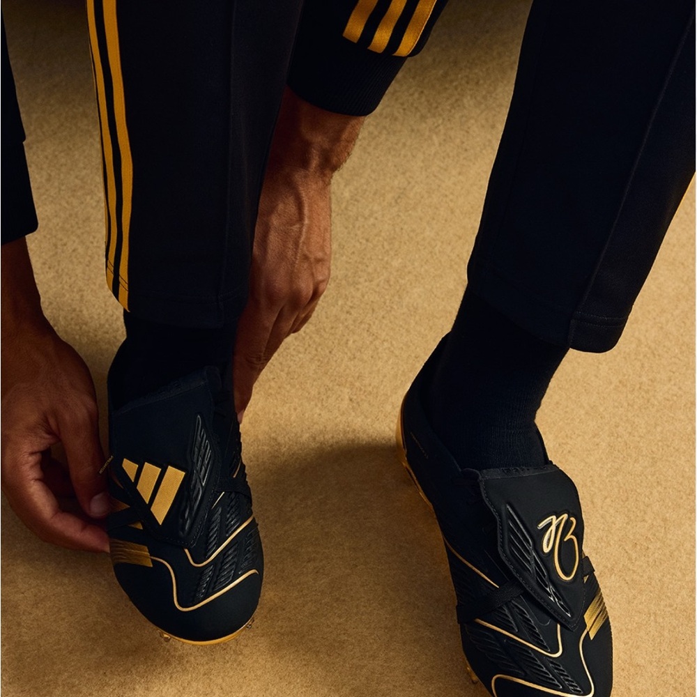 Jude Bellingham Adidas Black and Gold Predator soccer cleats